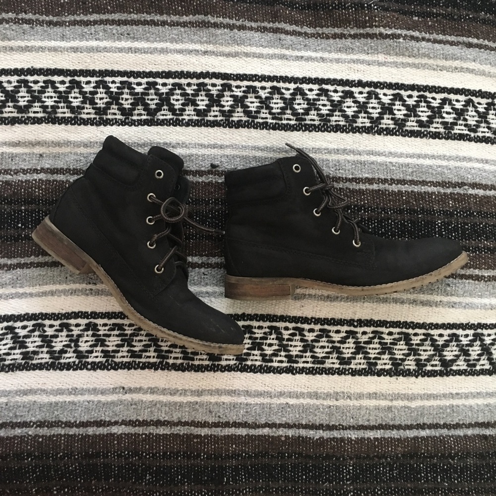 Steve Madden Black Ankle Boots (8)